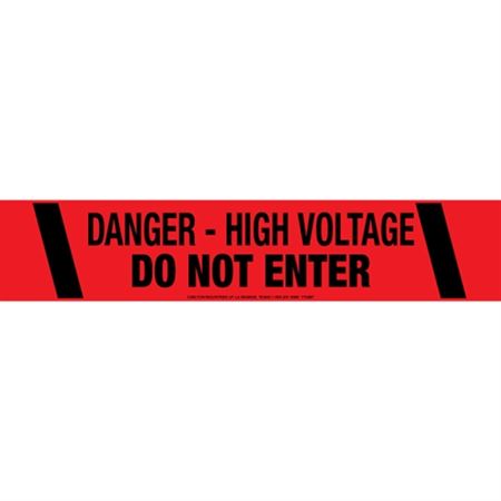 Danger High Voltage Do Not Enter Barricade Tape